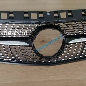 Diamond grill CLA W117 ZWART — zwart